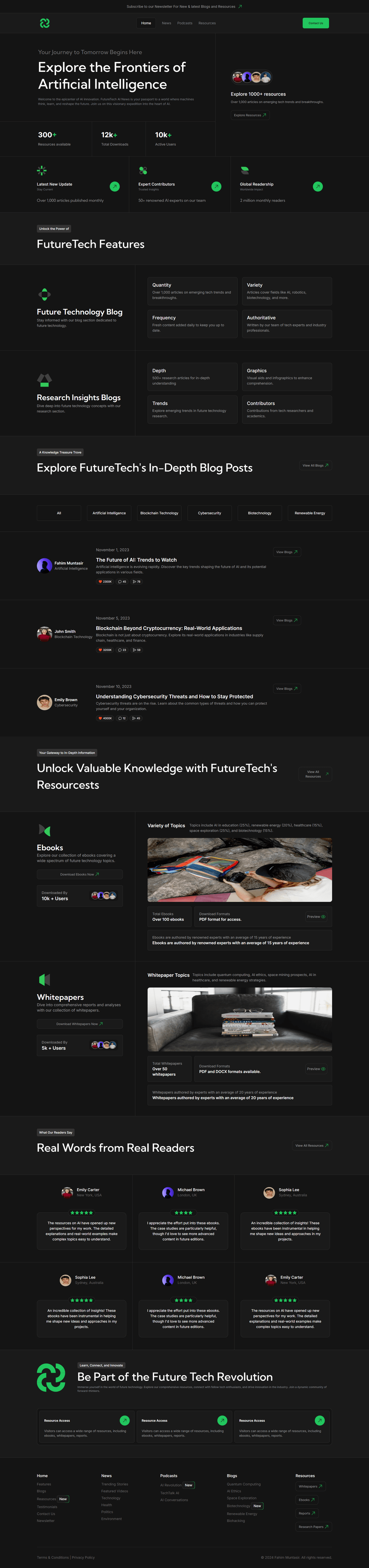 Ai Blog Website thumbnail